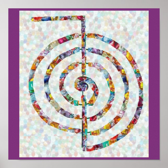 Poster SYMBOL ART 2014 - Prática Mestra em Reiki (Frente)