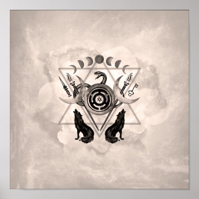 Poster Symbols of Hecate (Frente)
