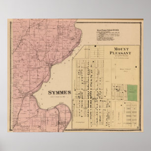 Póster Symmes Mt agradável, Ohio