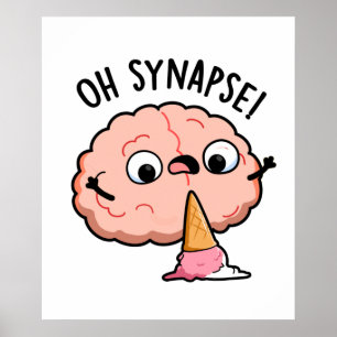 Poster Synapse Funny Brain Pun