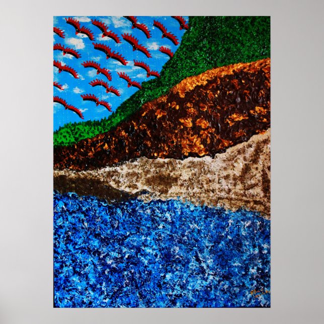 Póster "Synchronicity 3 (alto contraste)" (Frente)