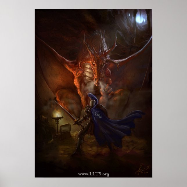 Póster Synd Dragon Knight Canvas (Frente)
