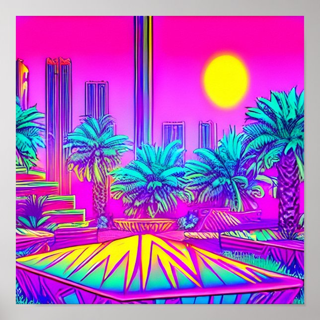 Poster Synth City (Frente)