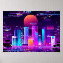 Synthwave Neon City - Falha de Tokio