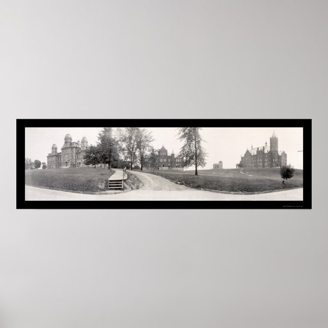 Póster Syracuse University NY Foto 1909 (Frente)