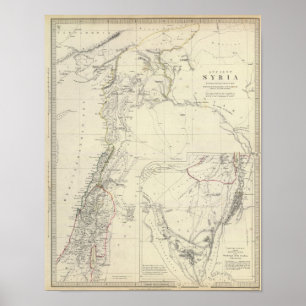 Póster Syria antigo a Sinai
