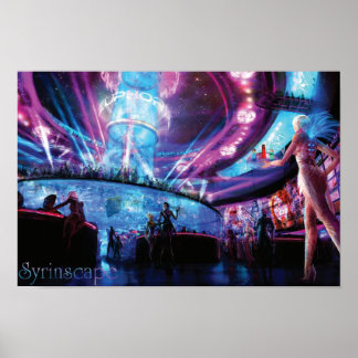 Póster Syrinscape Cyberpunk Disco