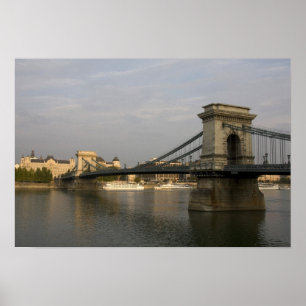 Póster Szechenyi lanchid Szechenyi Chain Bridge), 2