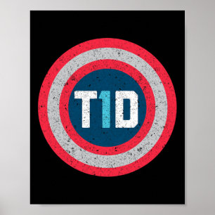 Poster T1d Homens com Sensibilização para a Diabetes Tipo