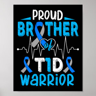 Poster T1d Sensibilização do Irmão Orgulhento Diabetes Ti