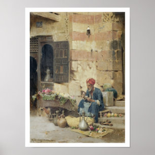 Póster T32410 The Flower Seller, 1891 (panel)