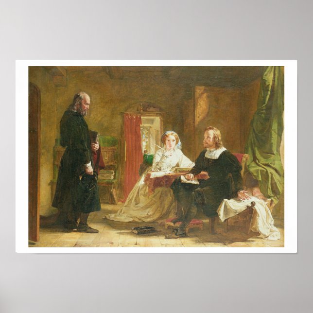 Póster T33679 Questão de fé, 1863 (Frente)