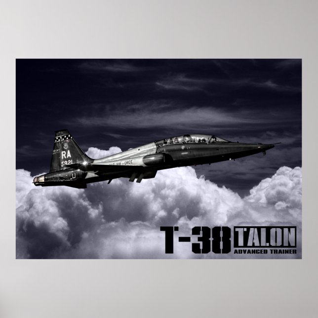 Poster T-38 Talão (Frente)