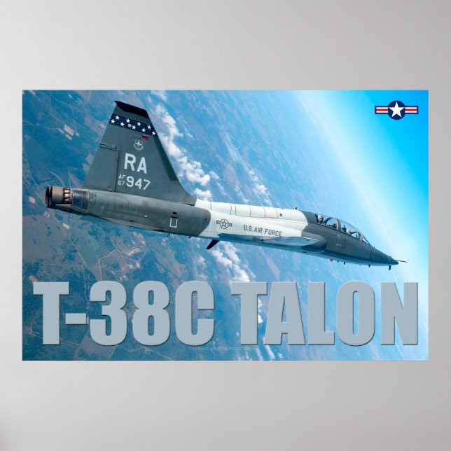 POSTER T-38C TALÃO (Frente)