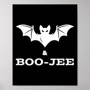 Poster T E Boojee Boujee Halloween Truque Ou Tr