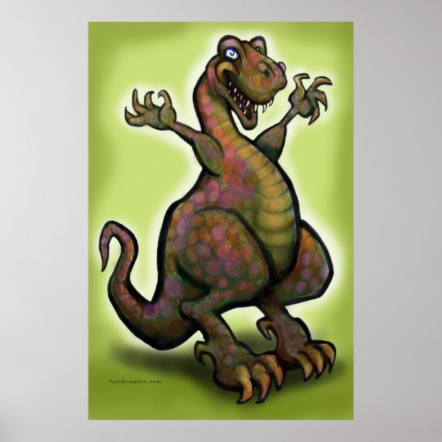 Póster T-Rex (Frente)