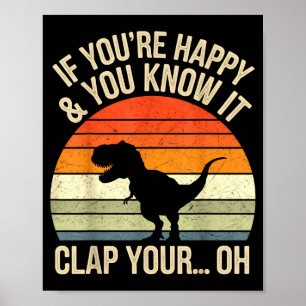 Poster T Rex Dinossauro Meme Dinô Funny Para Homens Mulhe