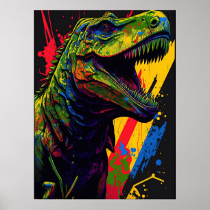 Poster T Rex Jurassic