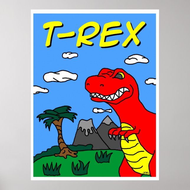 Poster T-Rex Poster! 24x32 Roar!!! (Frente)
