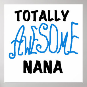 Poster T-shirt e presentes azuis totalmente impressionant