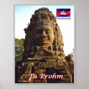 Poster Ta Prohm - Camboja -