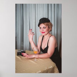 Poster Tabagismo de mulheres