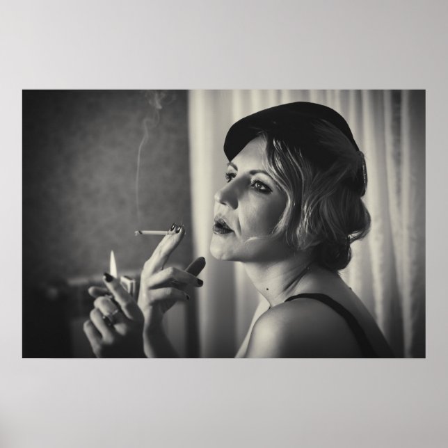 Poster Tabagismo de mulheres (Frente)