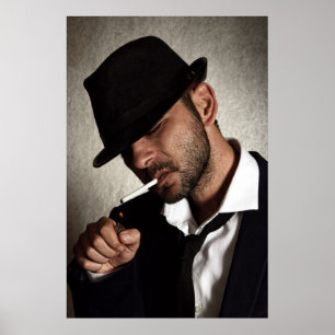 Poster Tabagismo de retro