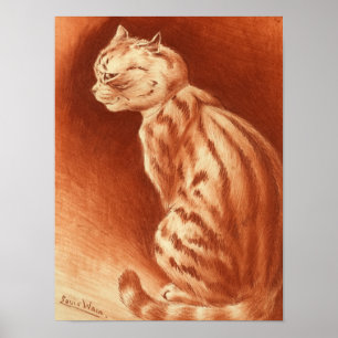 Poster Tabby Cat por Louis Wain