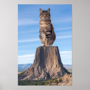 Poster Tabby Torre Giant do Diabo