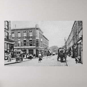 Póster Taberna do celeiro, Highbury, c.1900