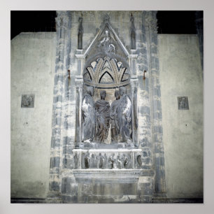 Póster Tabernacle com quatro Santos coroados