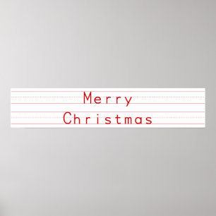 Poster Tablet de Escrevendo Chefe Grande