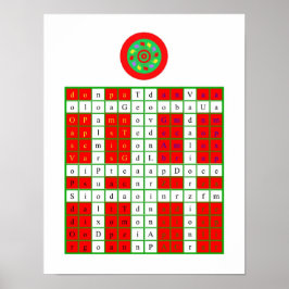 Poster Tablet ouro Dawn Enochian Fire/Torre de Vigilância