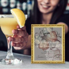 Poster Tabletop Chá de panela Mimosa Bar