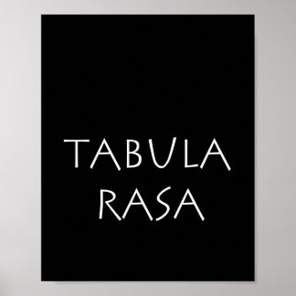 Poster Tabula rasa