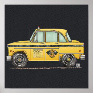 Poster Tabuleiro De Táxi