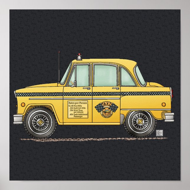 Poster Tabuleiro De Táxi (Frente)