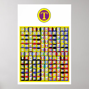 Póster Tabuleta do ar de Enochian