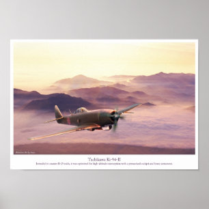 Poster "Tachikawa Ki-94-II" da arte da aviação