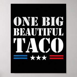 Poster Taco Meme de Apelido - Uma Grande Conta Bonita e D