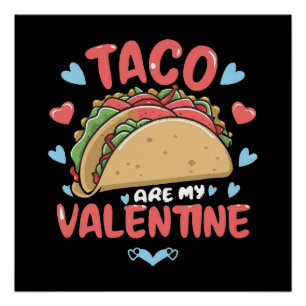 Póster Taco-valente