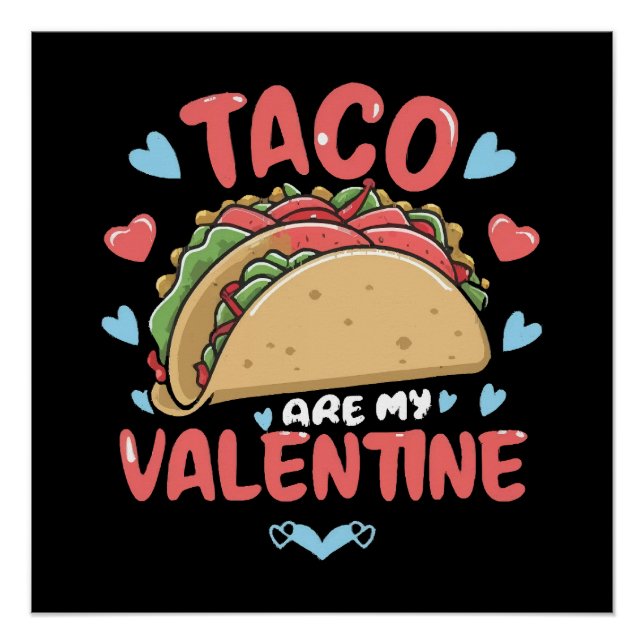 Póster Taco-valente (Frente)