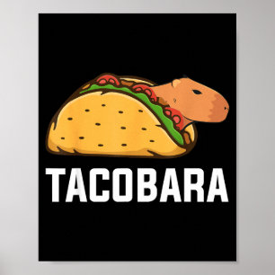Poster Tacobara taco capivara carpincho cinco de maio