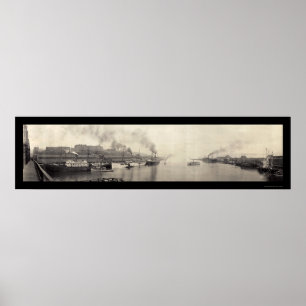 Póster Tacoma WA envia a foto 1908