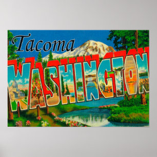 Póster Tacoma, Washington - Grandes Cenas de Letra 2