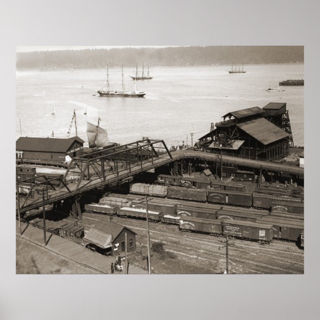 Poster Tacoma Waterfront do Estádio Way 1899 (Frente)