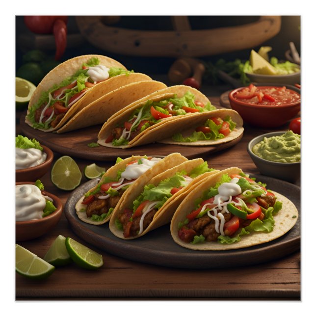 Póster Tacos (Frente)