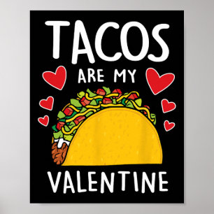 Poster Tacos São Meu Namorado Camiseta Masculina Feminina
