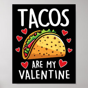 Poster Tacos São Meu Namorado Camiseta Masculina Feminina